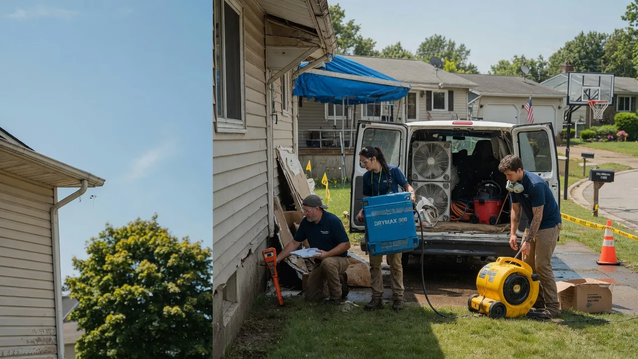Ceiling Leak Cleanup in West Des Moines, IA near me